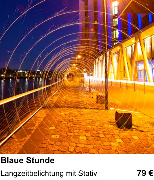 Bildgestaltung und Blaue Stunde im Fotokurs Salzburg