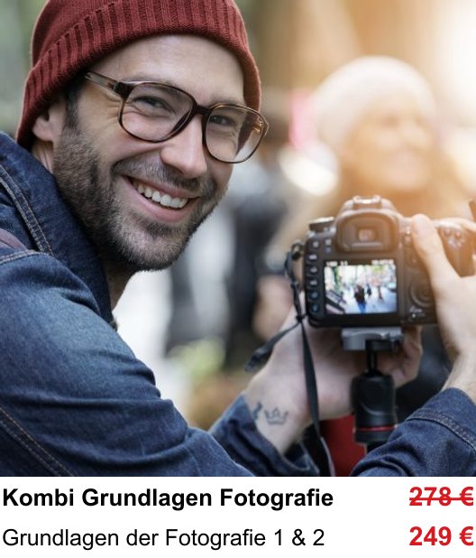 Bildgestaltung und Kombi Grundlagen Fotografie im Fotokurs Salzburg