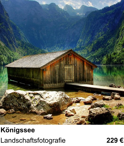 Authentischer Fotokurs über Königssee: Landschaftsfotografie
