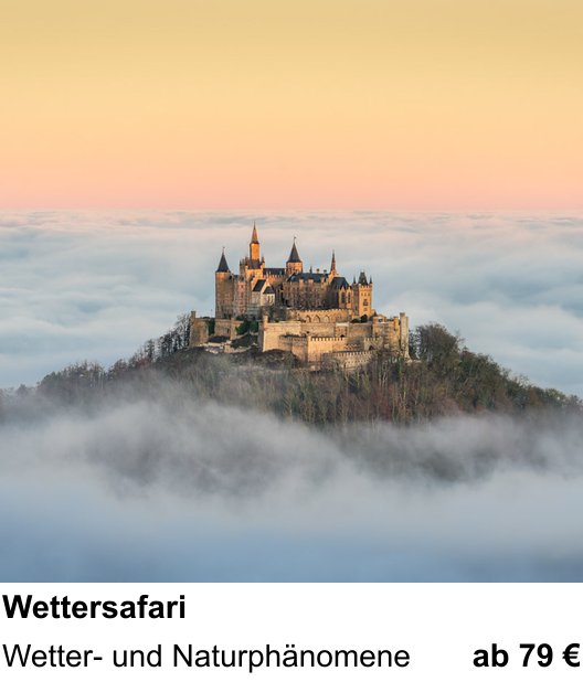 Authentischer Fotokurs über Wettersafari: Wetter- und Naturphänomene